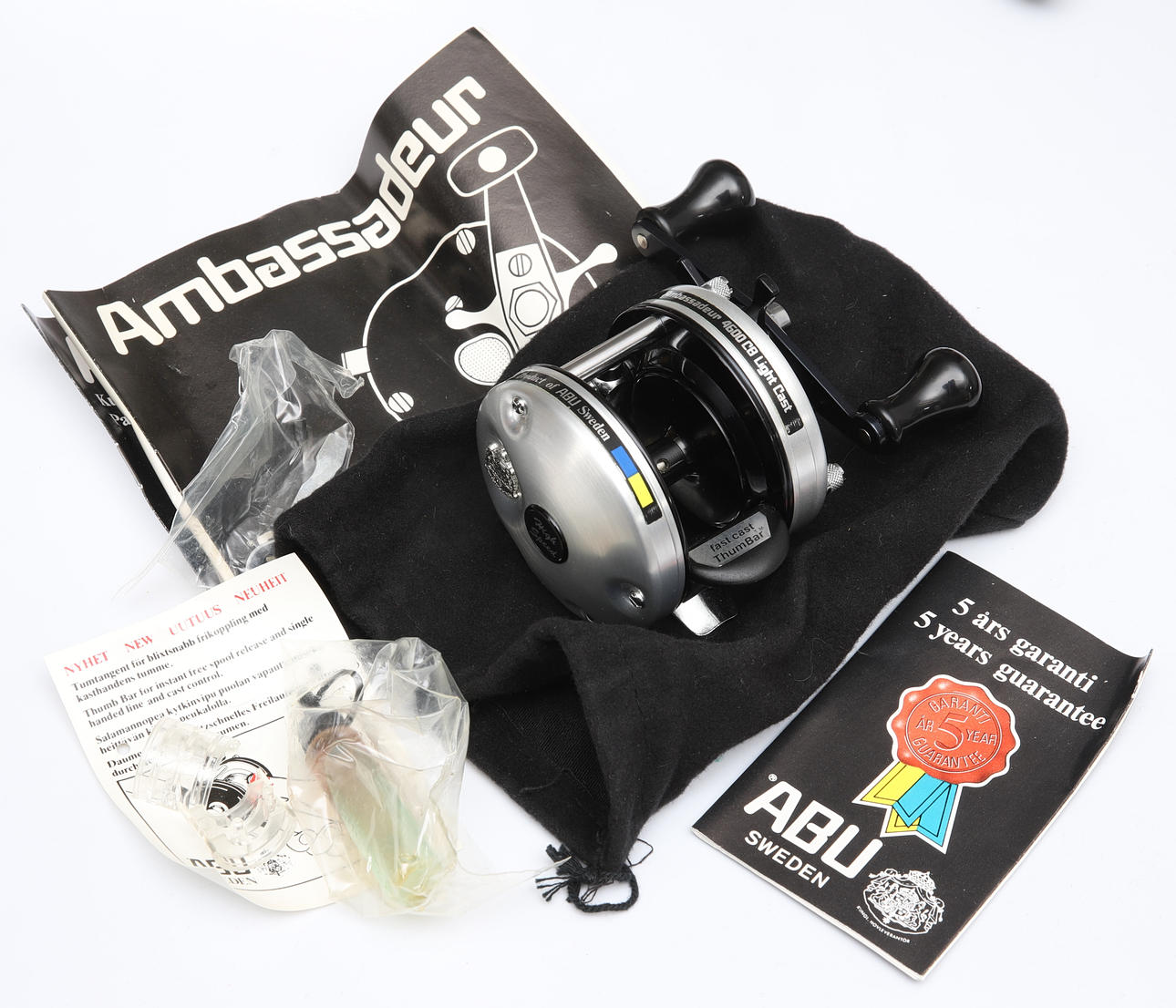 FISHING ROLLS, 2 pcs, Ambassadeur 4600 CB & Ultra mag XL plus, ABU