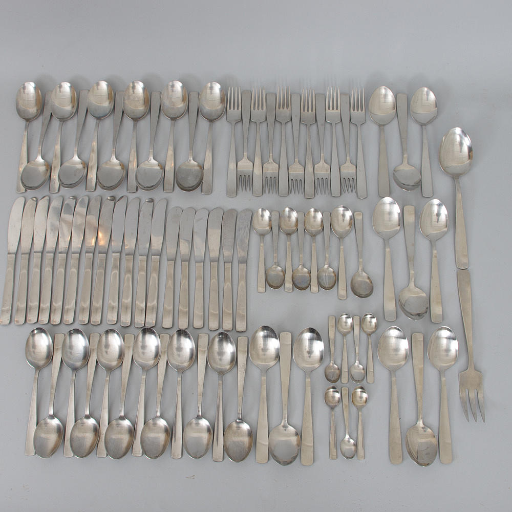 BESTICKUPPSÄTTNING, rostfritt, Gense.