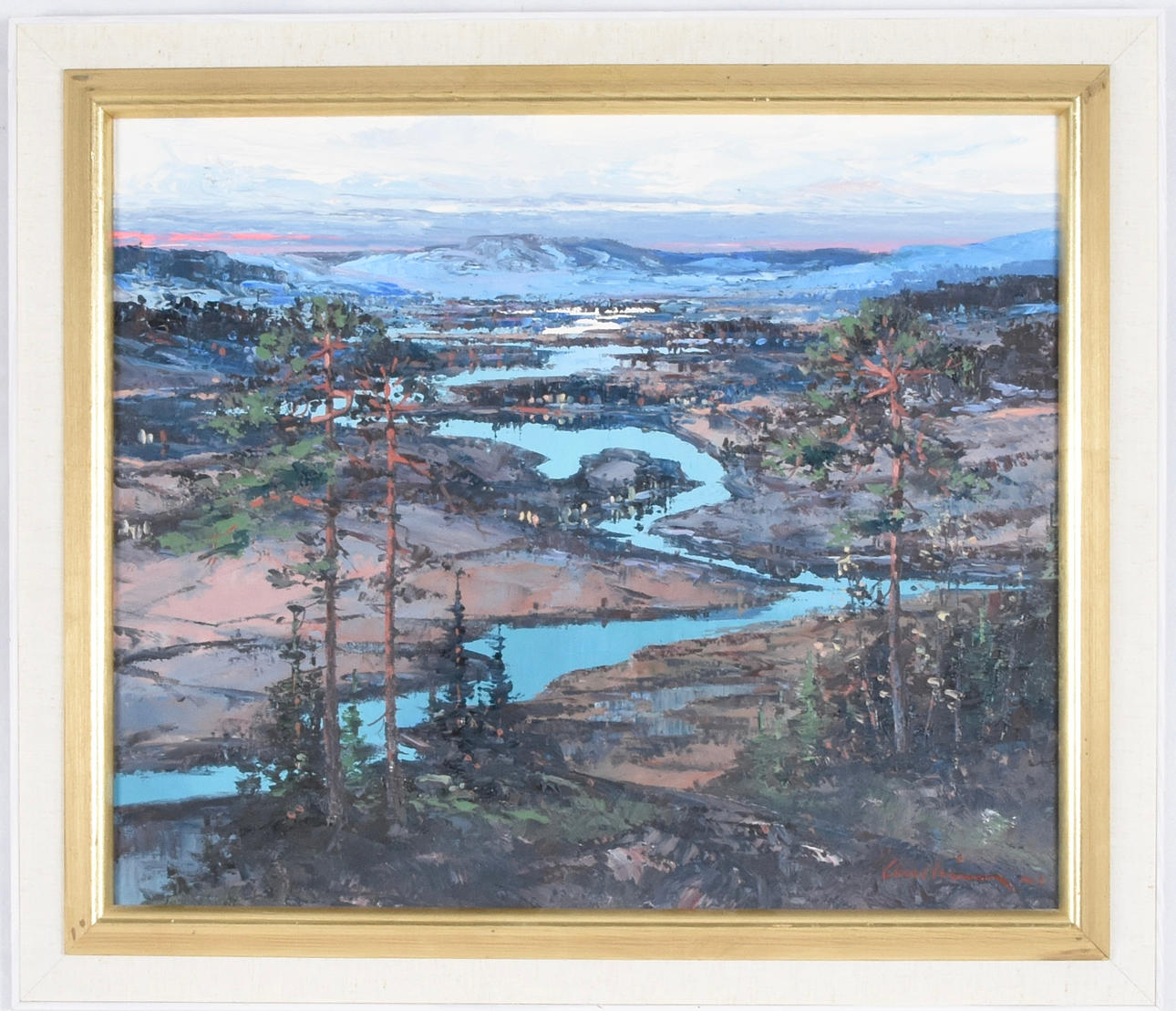 BENGT ANDRÉN. Olja på duk.