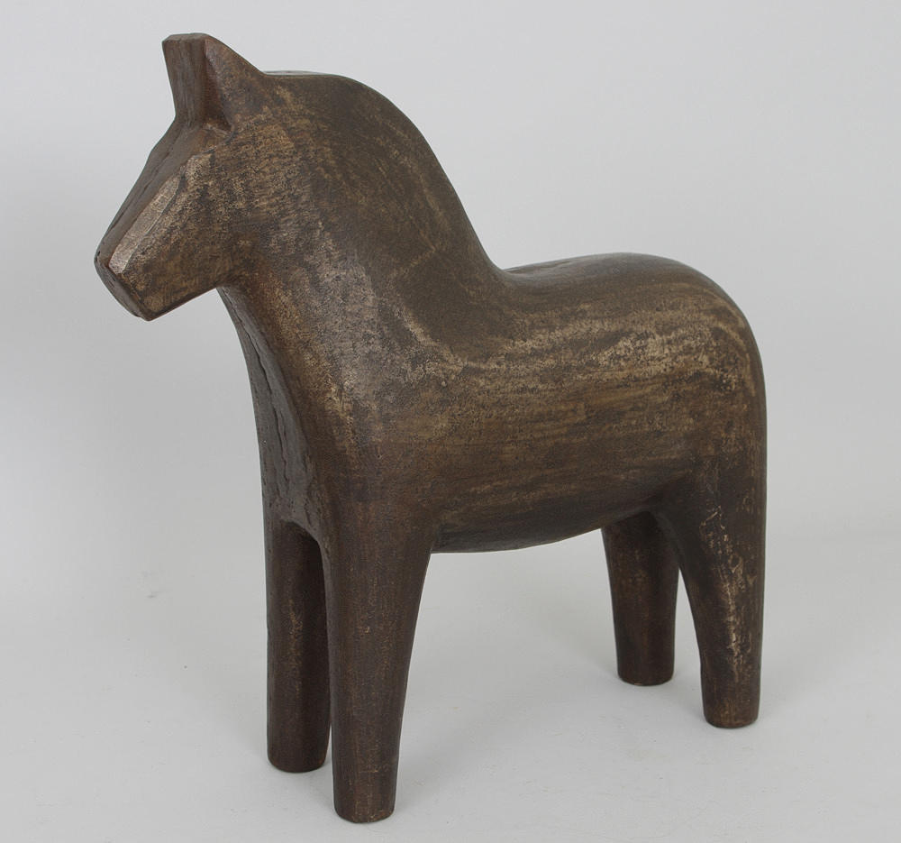 DALAHÄST, massiv metall, modern design.