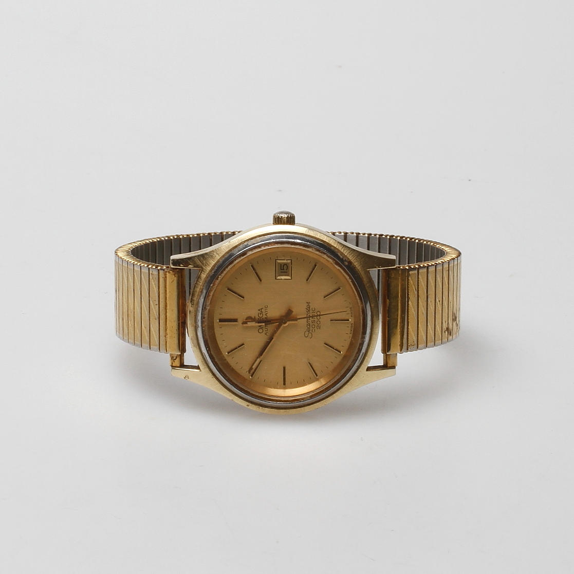 HERRARMBANDSUR, stål, Omega, Automatic, Seamaster, Cosmic 2000.