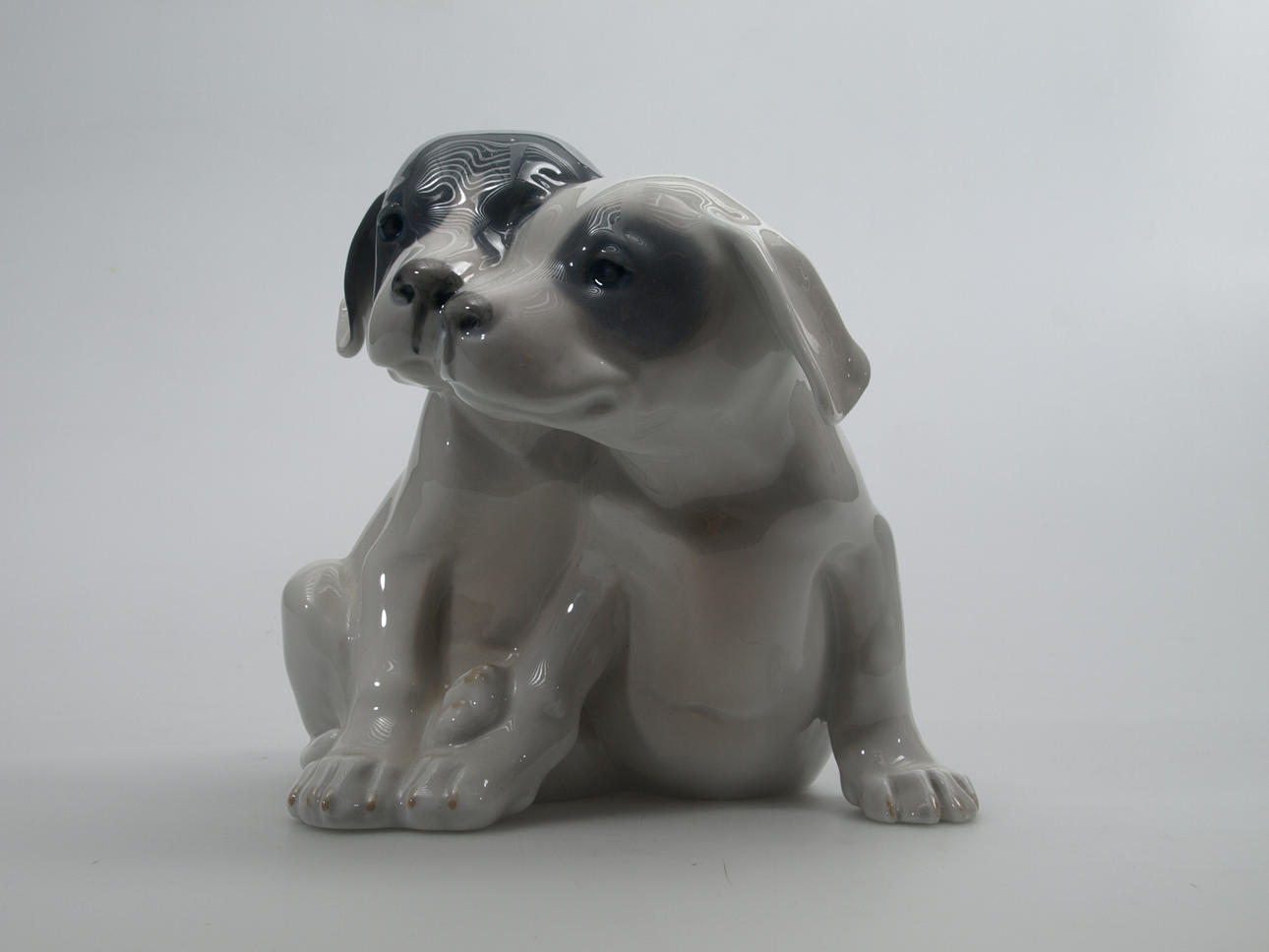 FIGURIN, porslin, 2 hundar, Kunglig Dansk.