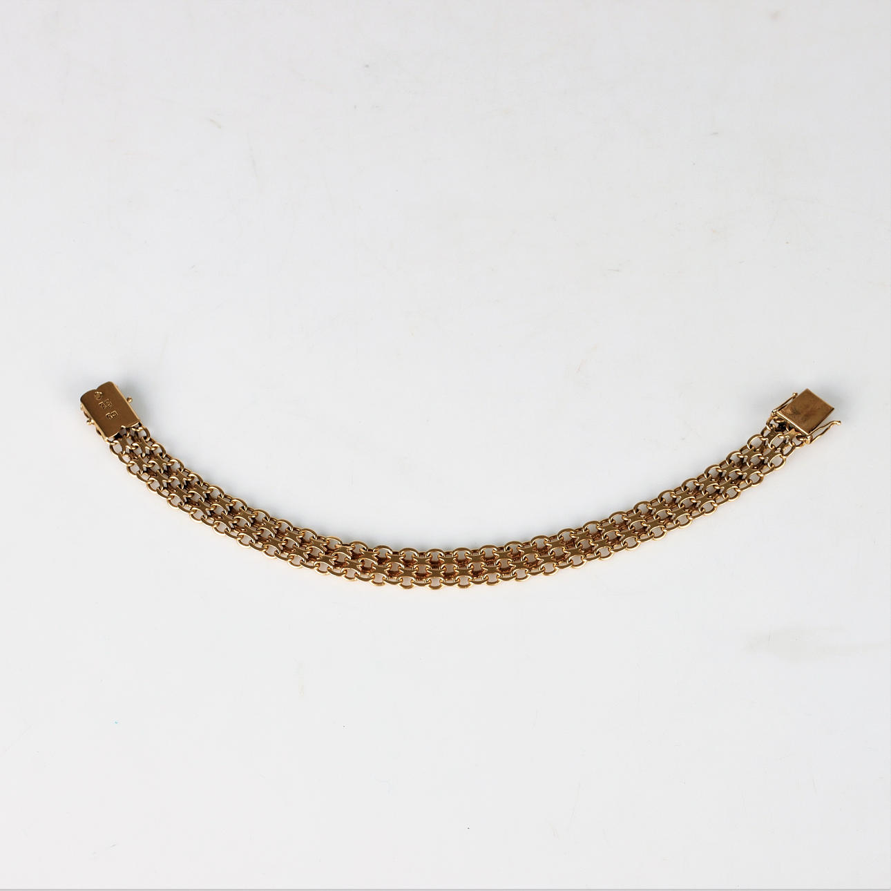 ARMBÅND 2-RADERET X-LINK, 18K, 1936.