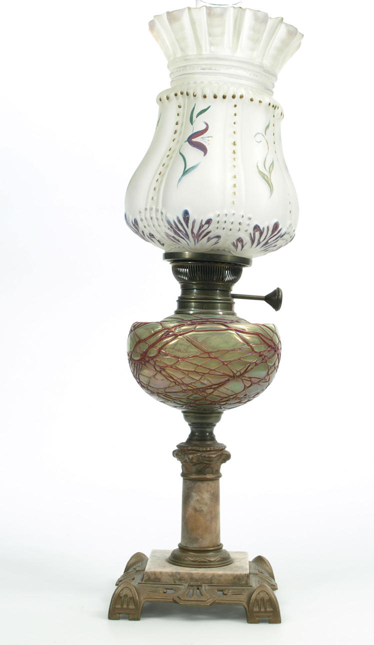 FOTOGENLAMPA, bordsmodell, 1900-talets förta kvartal.