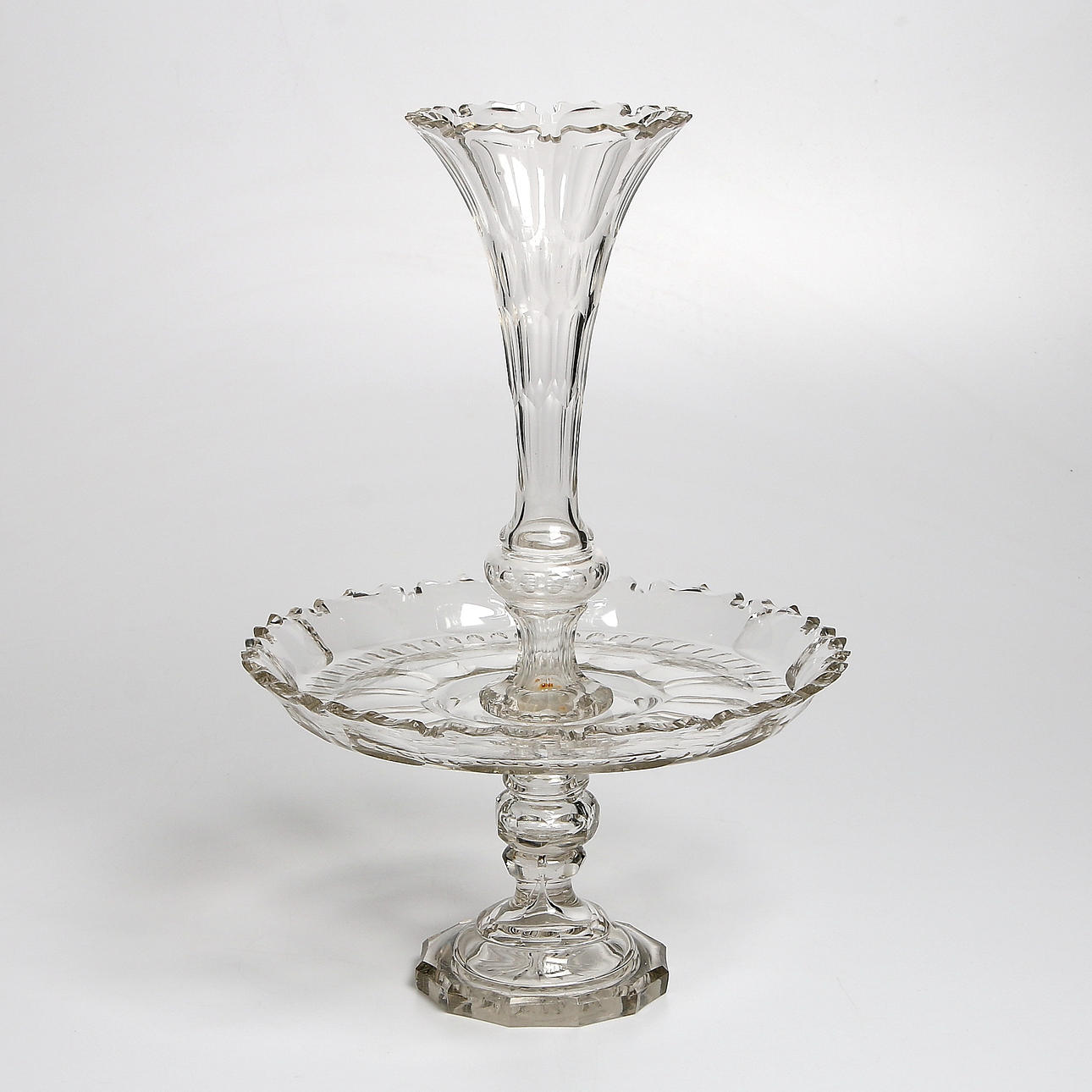 BORDSUPPSATS, glas, Sekelskiftet 18/1900-tal.