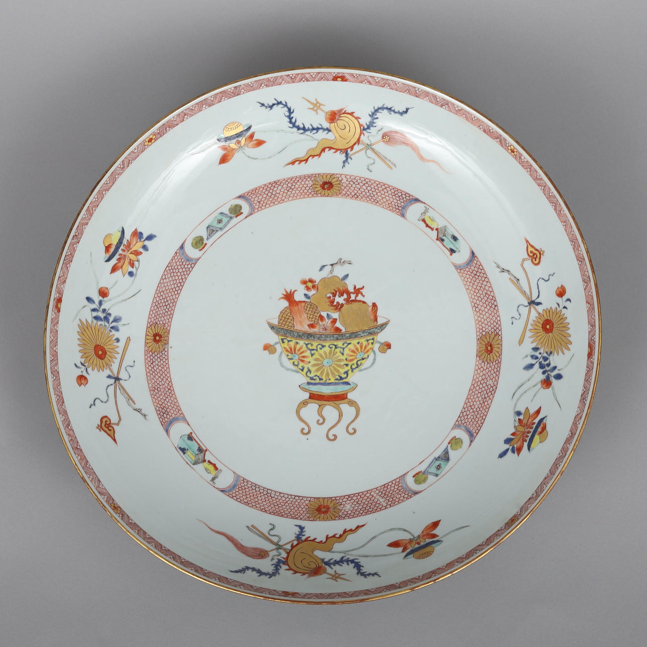 SKÅLFAT, porslin, Kina, Qing dynastin.