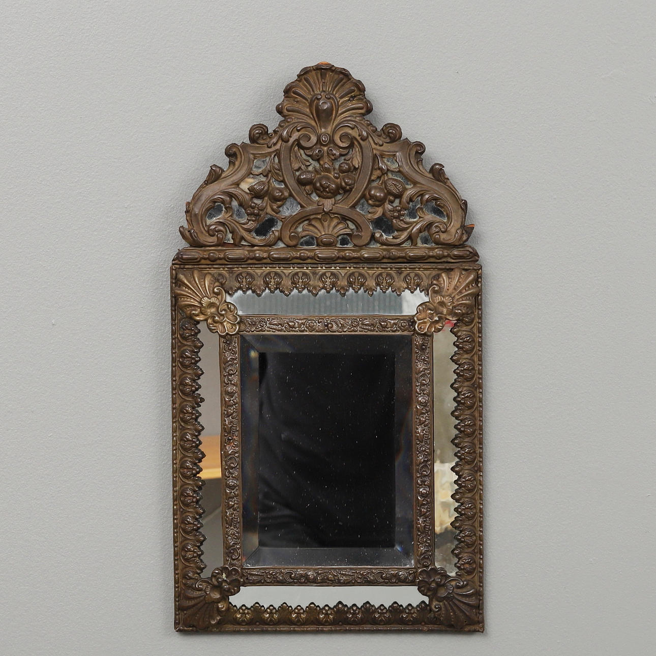 MIRROR, baroque style, approx. 1900.