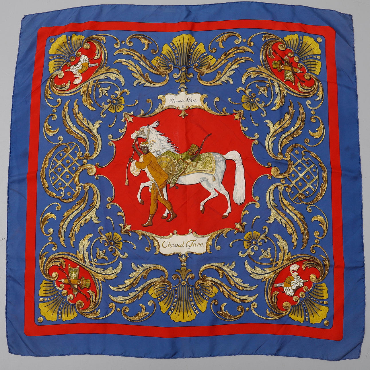 SCARF, HERMÈS, "CHEVAL TURC".