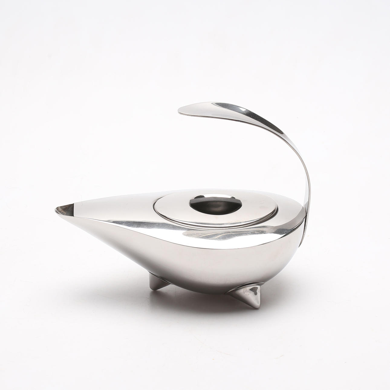 TEKANNA, nysilver, ''Naoko'', rostfritt stål, Carsten Jørgensen, Bodum ...