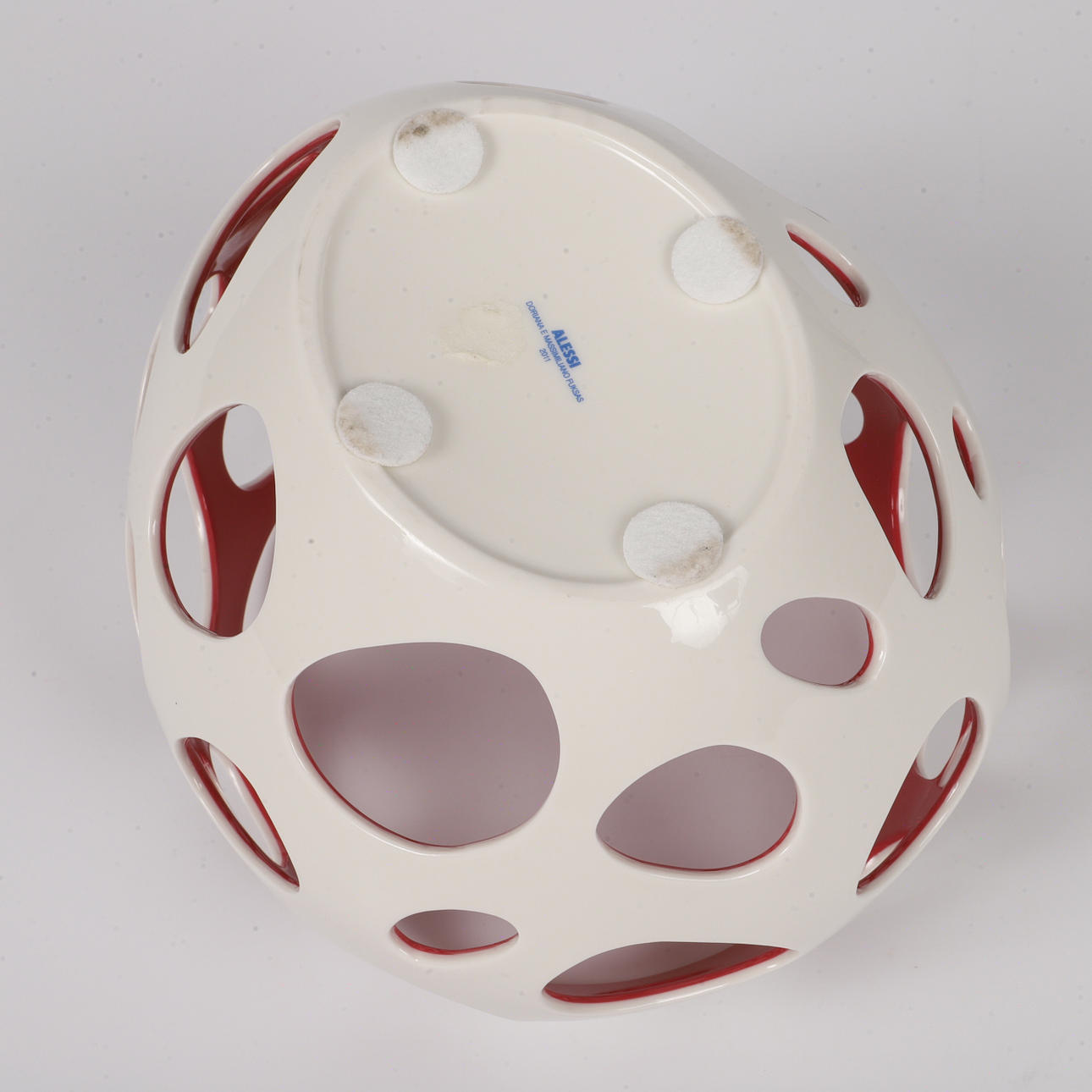 BOWL, openwork porcelain, Doriana E Massimiliano Fuksas, Alessi