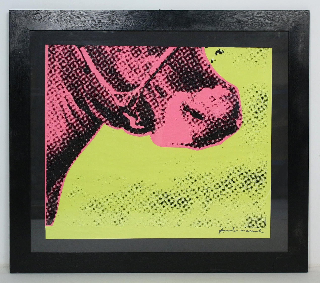 ANDY WARHOL. 'Vaca' (1966), serigrafía en color.