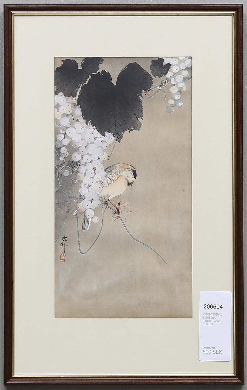 OIDENTIFIERAD KONSTNÄR. Träsnitt, Japan, 1900 tal.