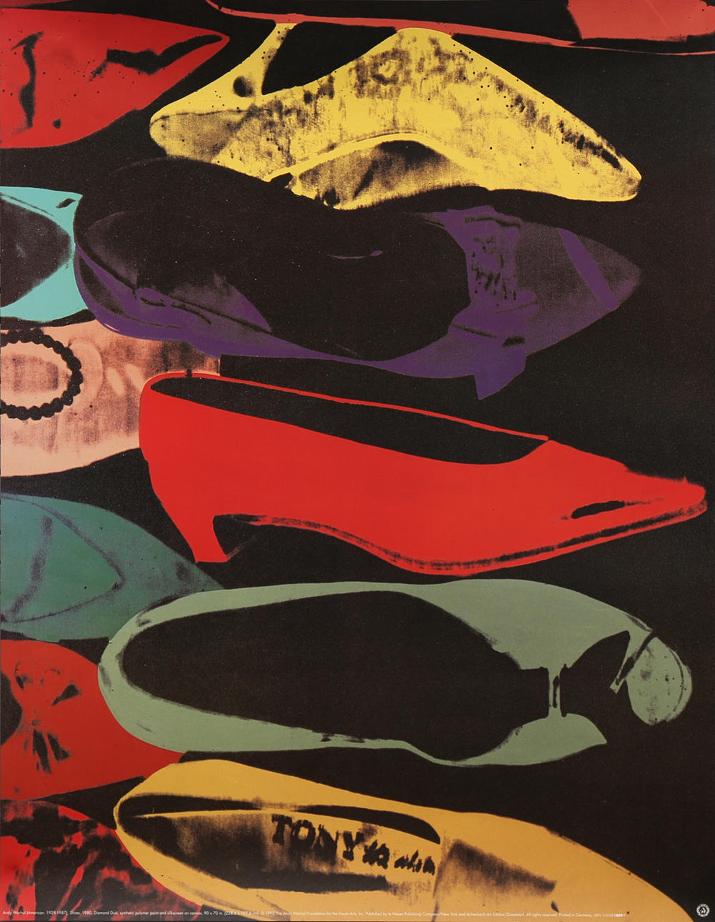 ANDY WARHOL. "Shoes".