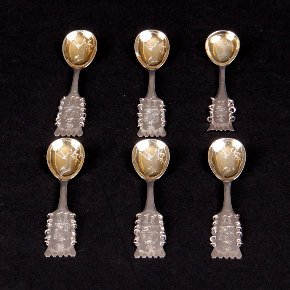 KAFFESKEDAR, 6 st. Sameskedar, Persson Aktiebolag C O, Haparanda.