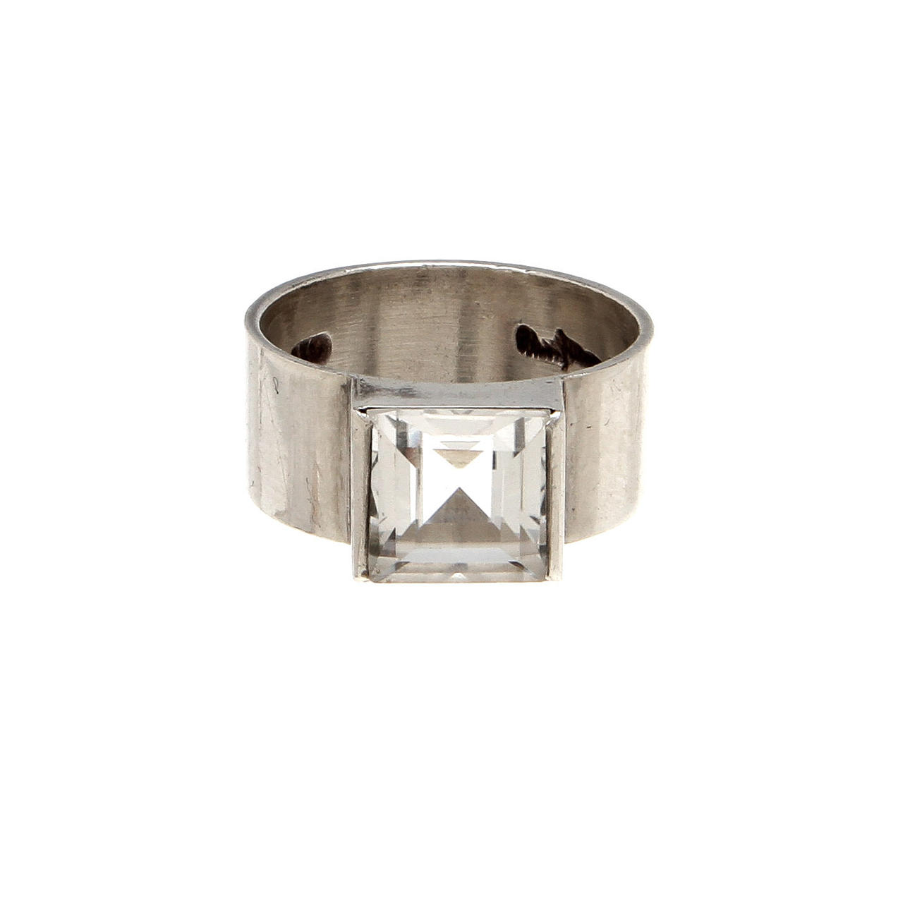 WIWEN NILSSON. Ring, Silver och bergskristall, 4,4 gram.