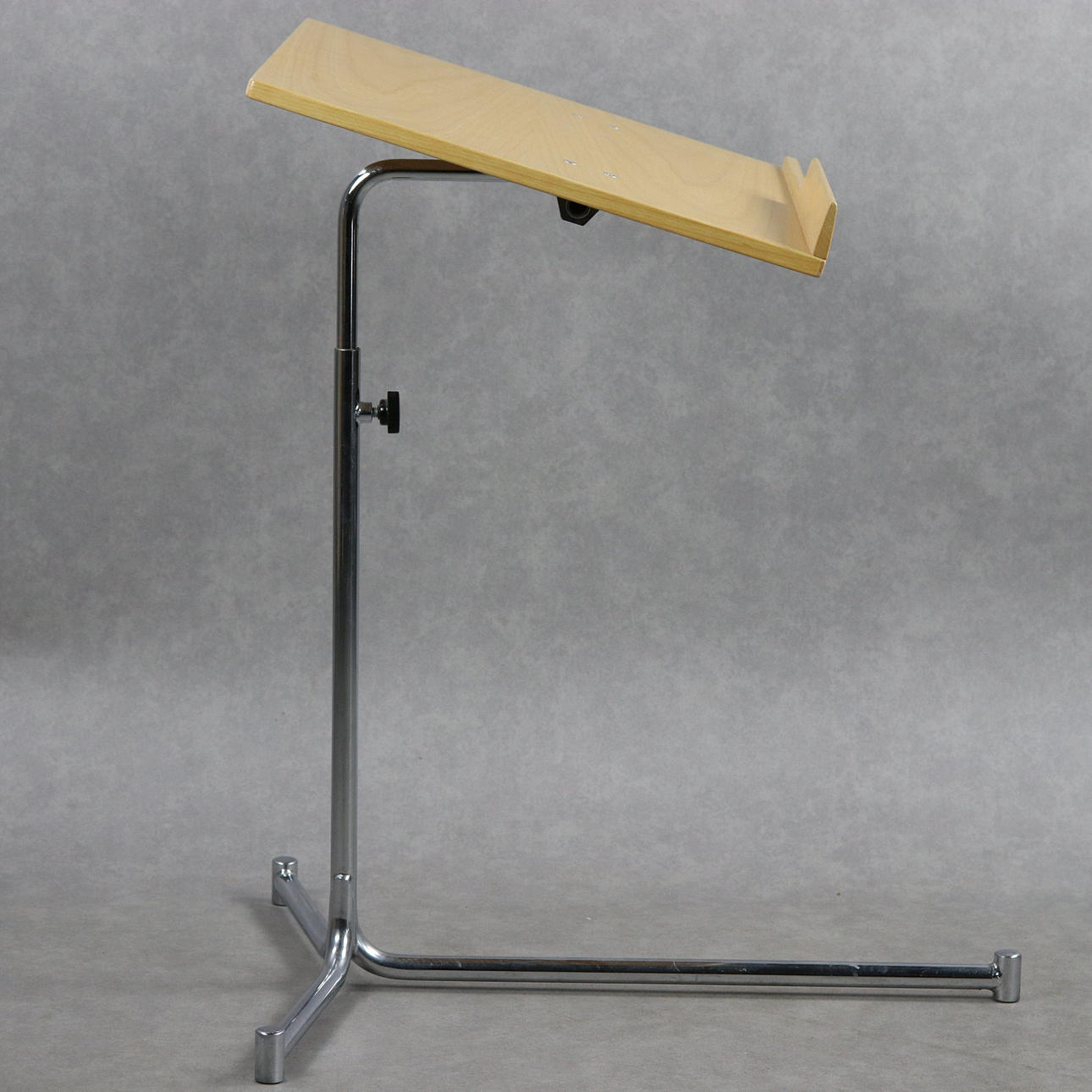 BRUNO MATHSSON. Reading table, adjustable, book top on steel stand, Bruno Mathsson International.