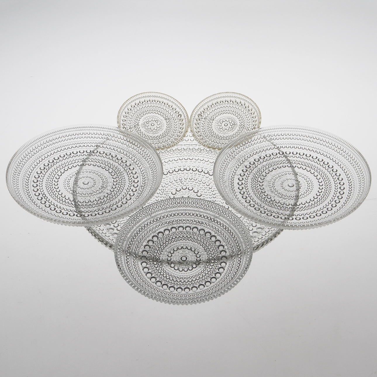 SERVISDELAR, 31 delar, "Kastehelmi", Ittala.