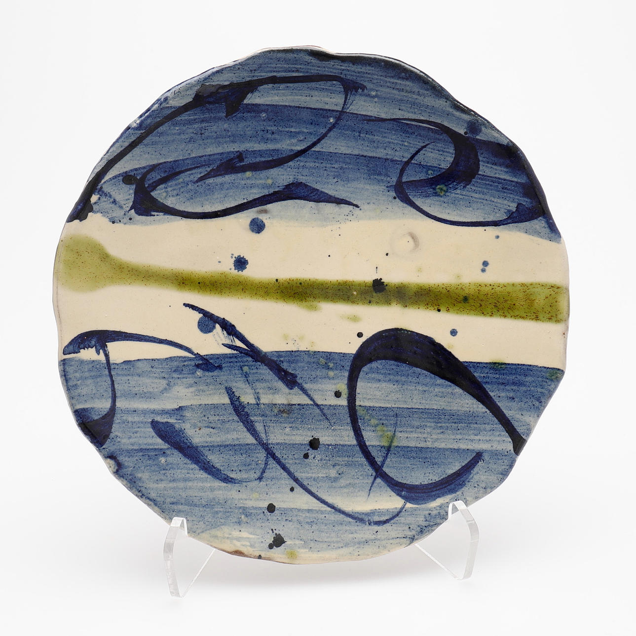 NIGEL LAMBERT (FÖDD 1961). BARRIL, LOZA ESMALTADA.