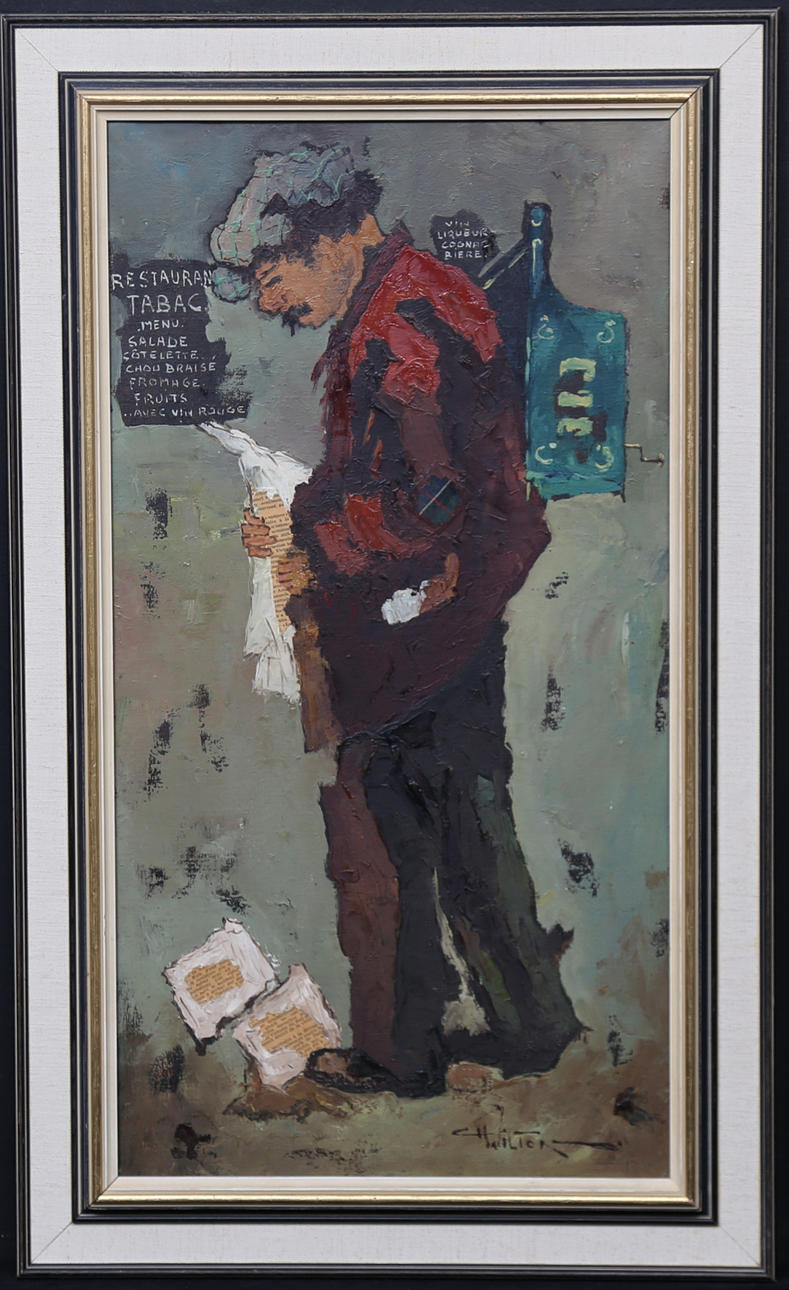 CHARLES WILTON. Oil on canvas, signed.