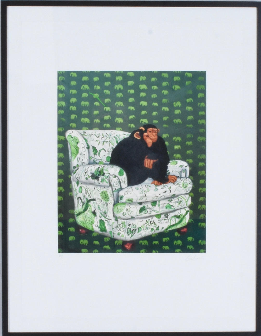 BOBO WALLMANSSON. Color etching.