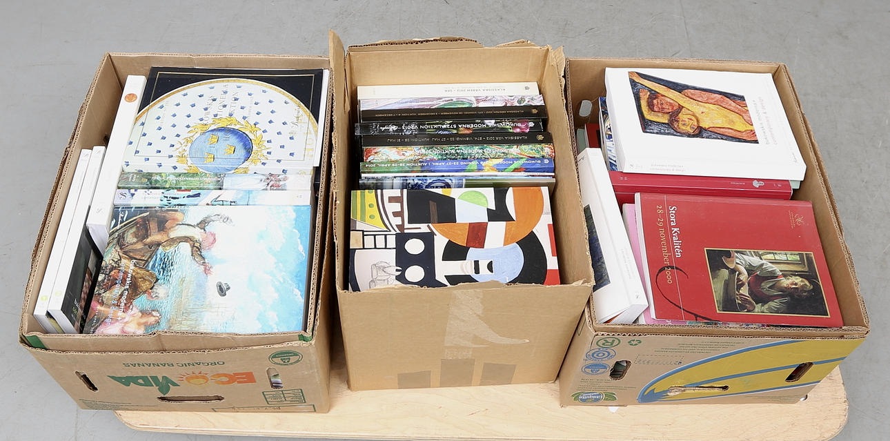 AUKTIONSKATALOGER, ca. 58 st, bland annat Bukowskis.