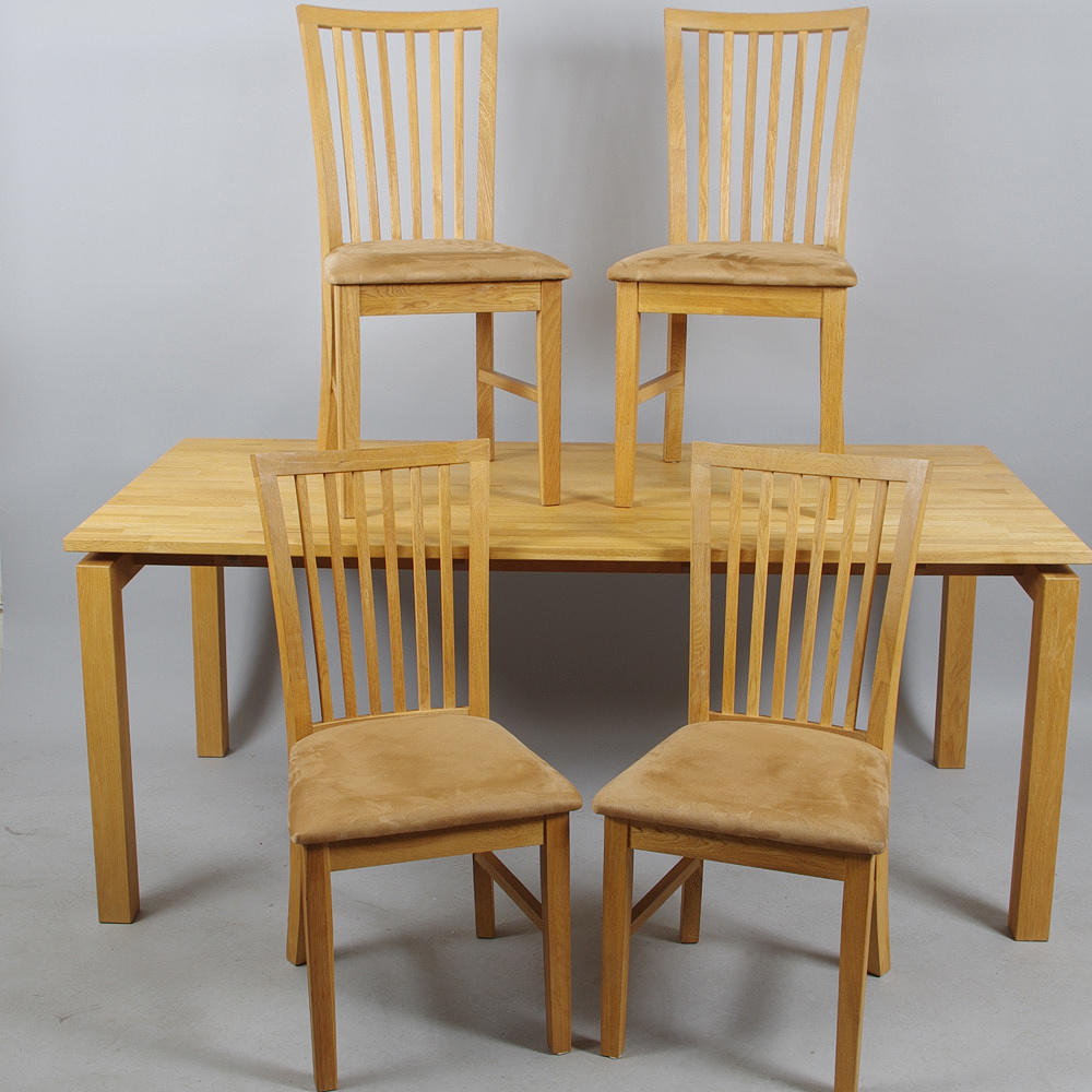 MATSALSGRUPP, ljus ek, modern design.