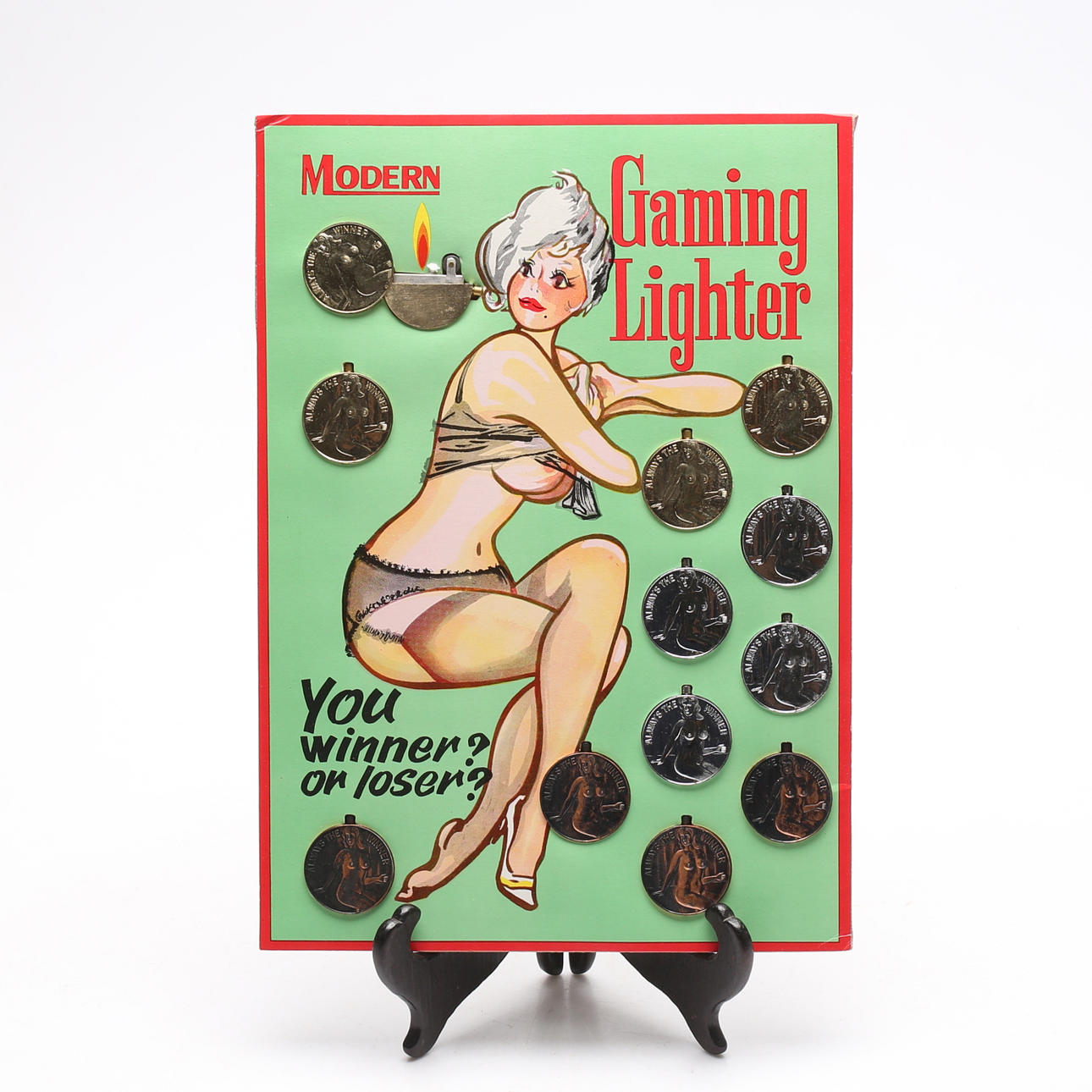 REKLAMSTÄLL, Pinup, Modern Gaming Lighter.