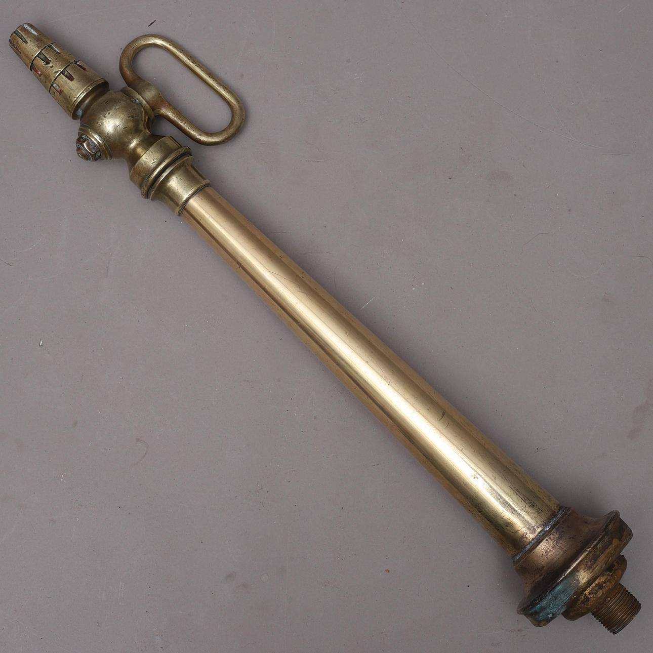 BRANDMUNSTYCKE, mässing, 1900-tal.