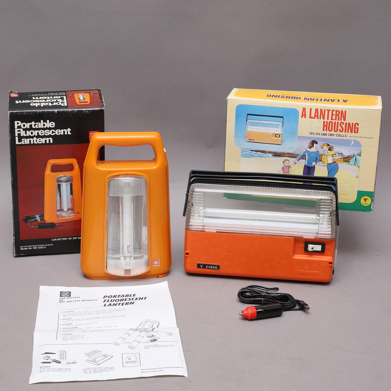 LOistelamput, 2 kpl, kädessä pidettävä / kannettava.