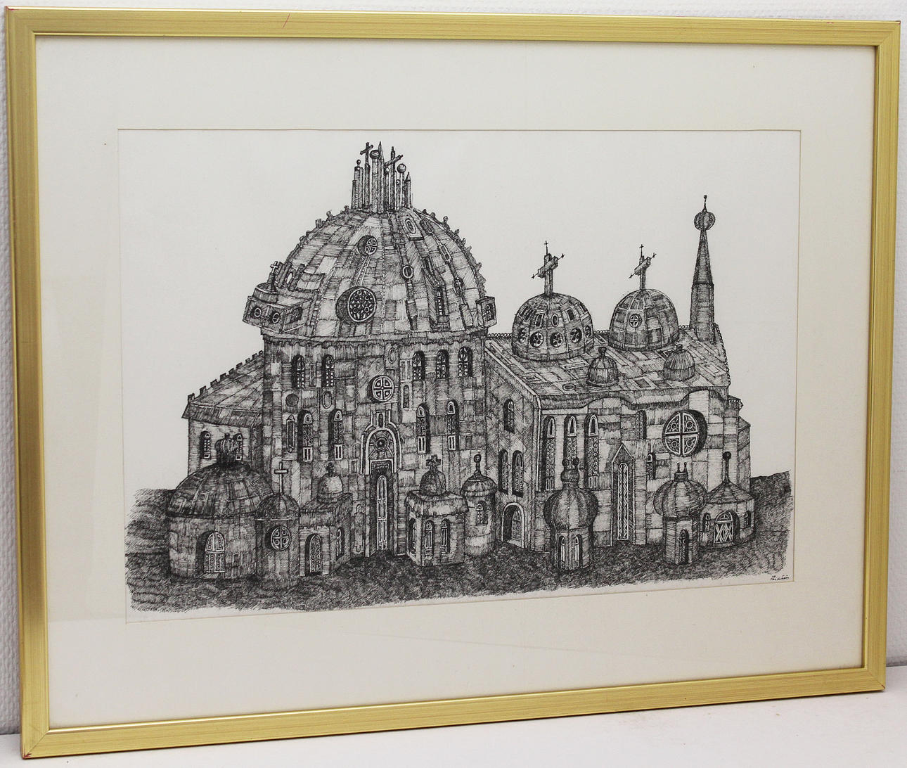 Parti konst (6). Div. tekniker. Bl.a. Ture Lidström och Hugo Zuhr.