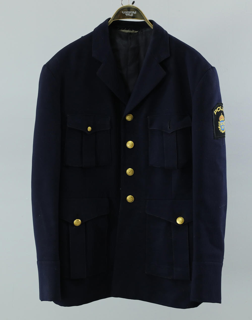 UNIFORM/POLICE COAT, 1970s.