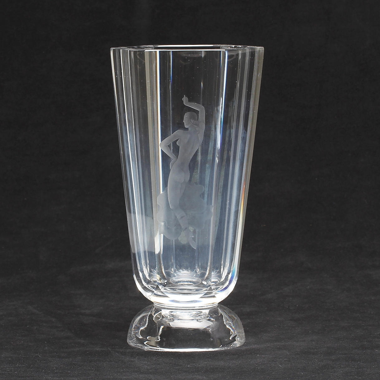 VAS, glas, Vicke Lindstrand, Orrefors.