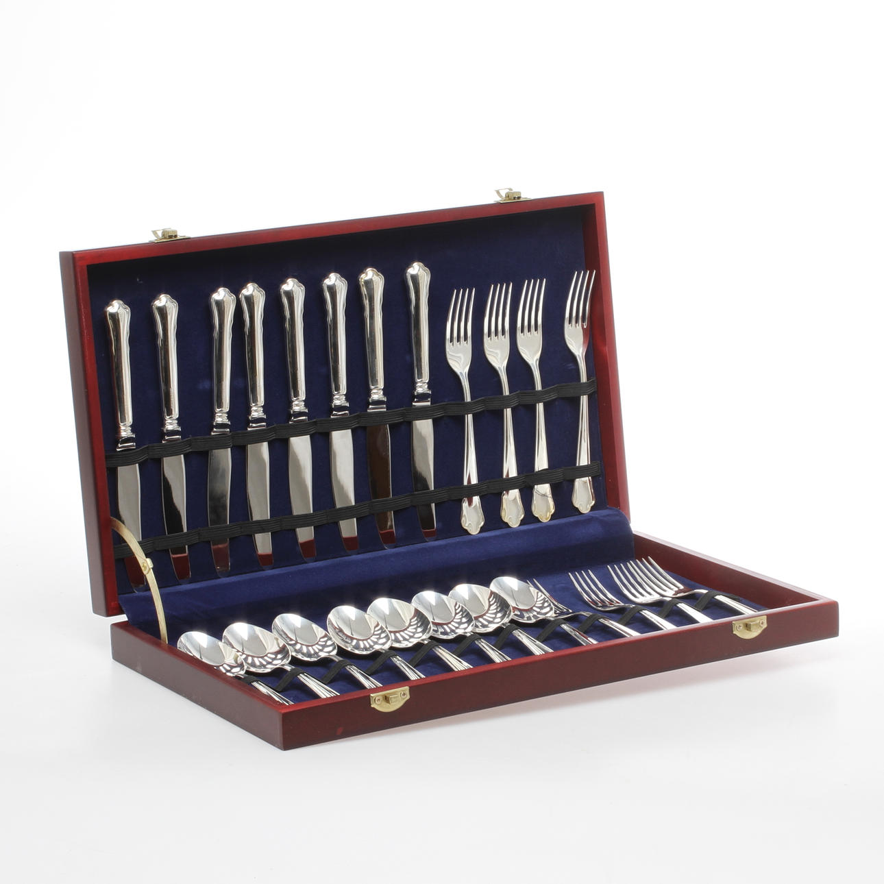 BECKSTICKSERVIS, 24 delar, silver, "Chippendale", GEWE, 2000.