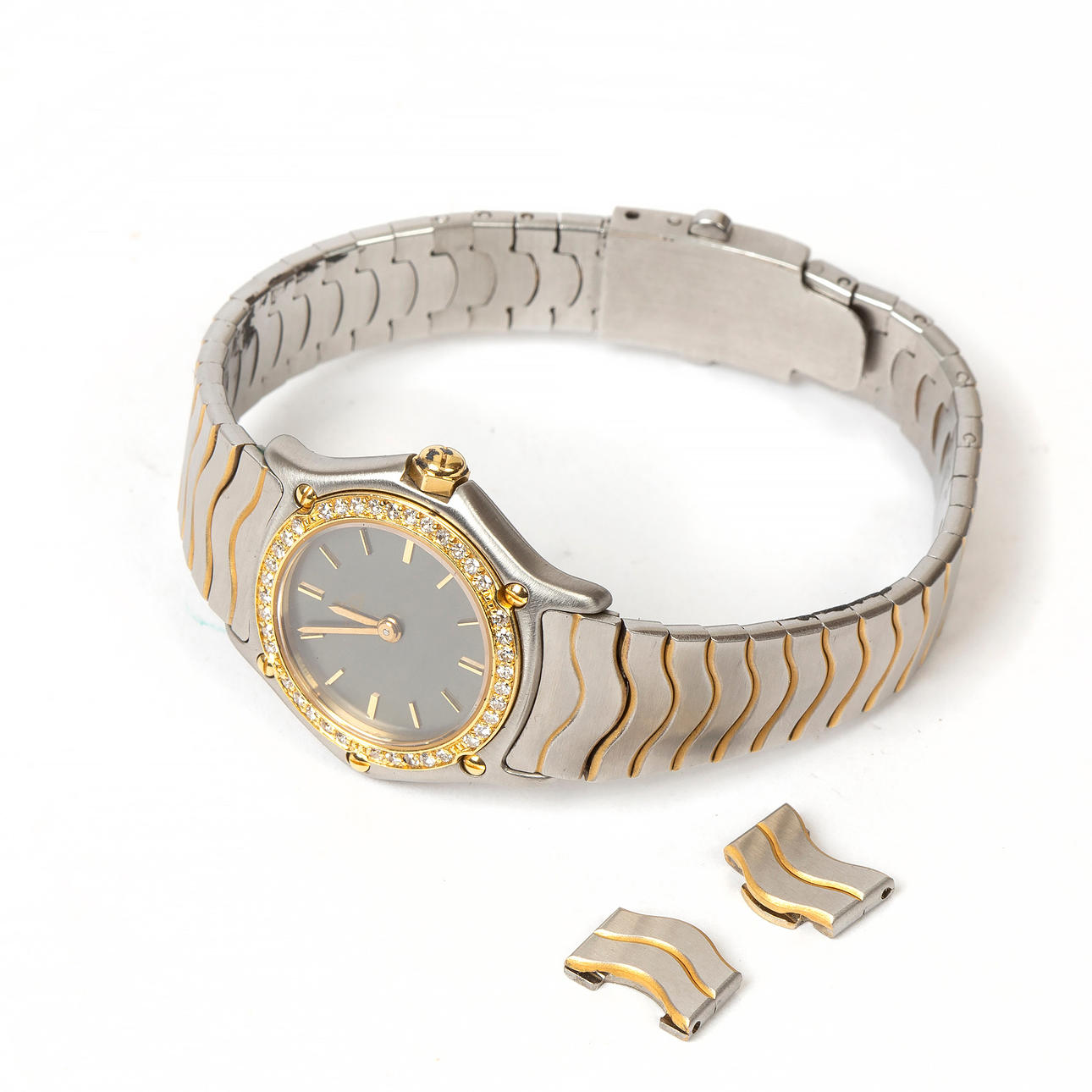 EBEL, Classic Wave, wristwatch, certificate dated 1988-07-04.