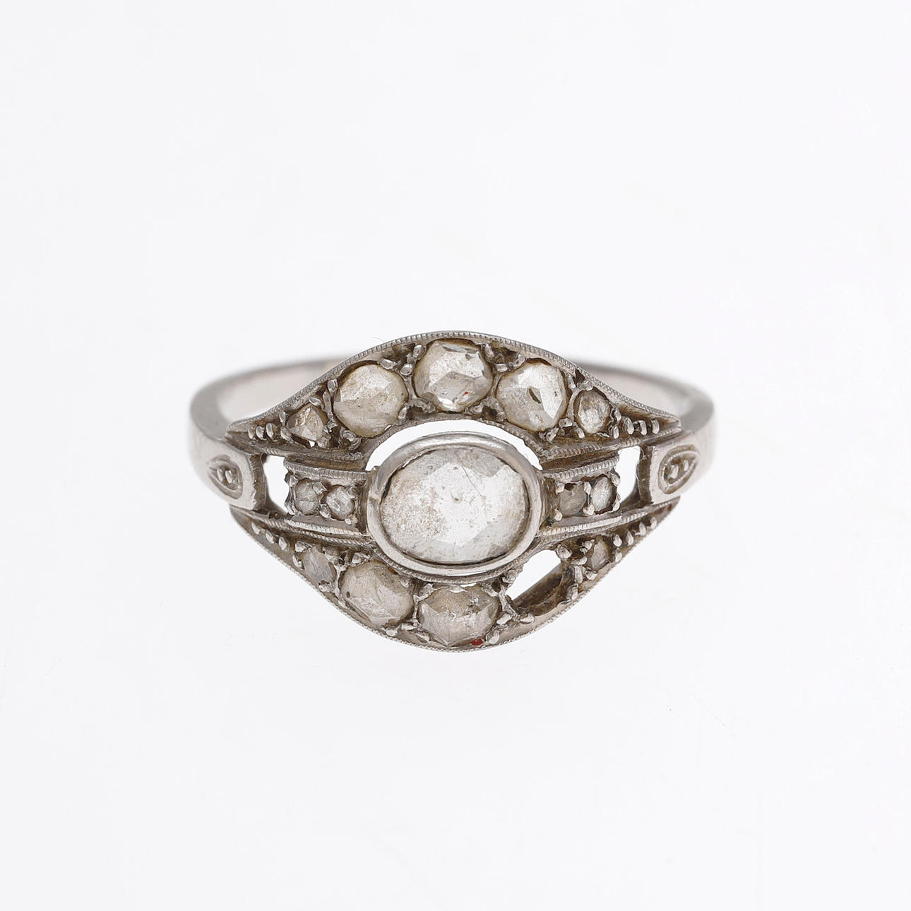 Art Deco diamantring, ca 1920.