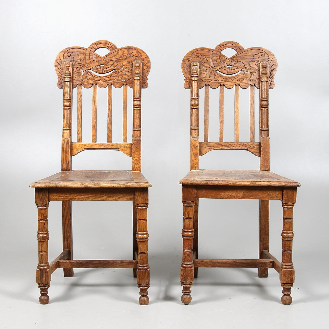 STOLAR, 1 par, Renässansstil, Sekelskiftet 18/1900-tal.