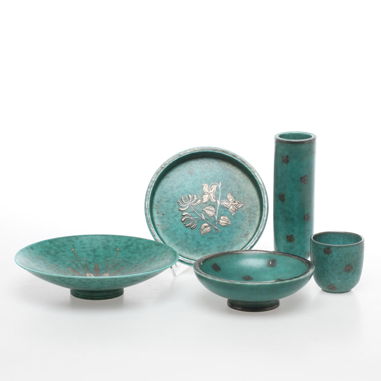 PARTI ARGENTA, 5 delar. Gustavsberg.