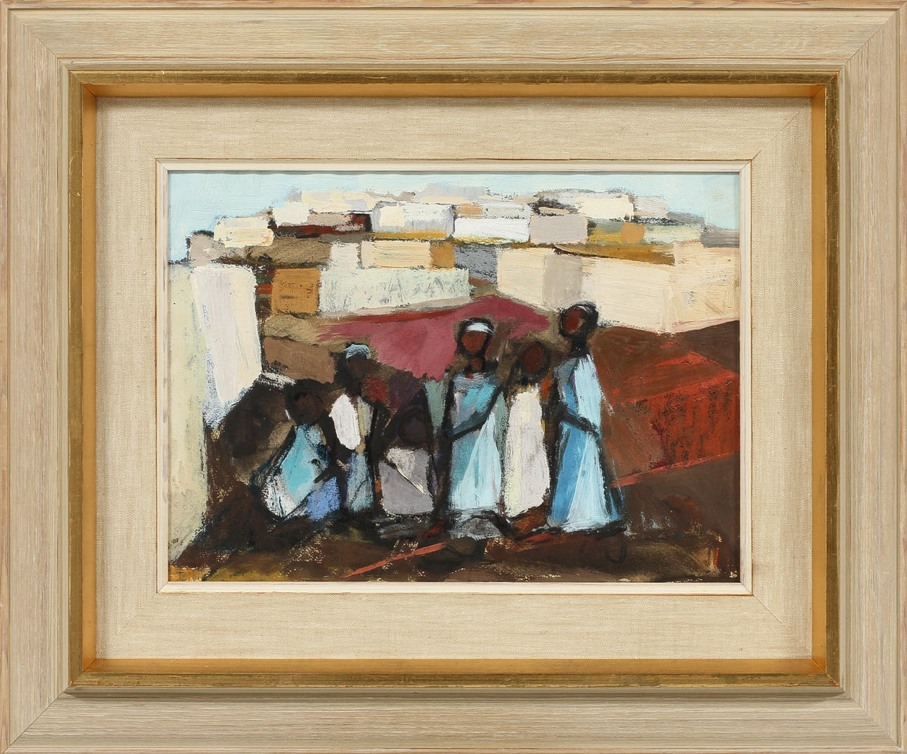 BRITA HANSSON. olja på duk, uppfordrad, monogramsignerad B.H.