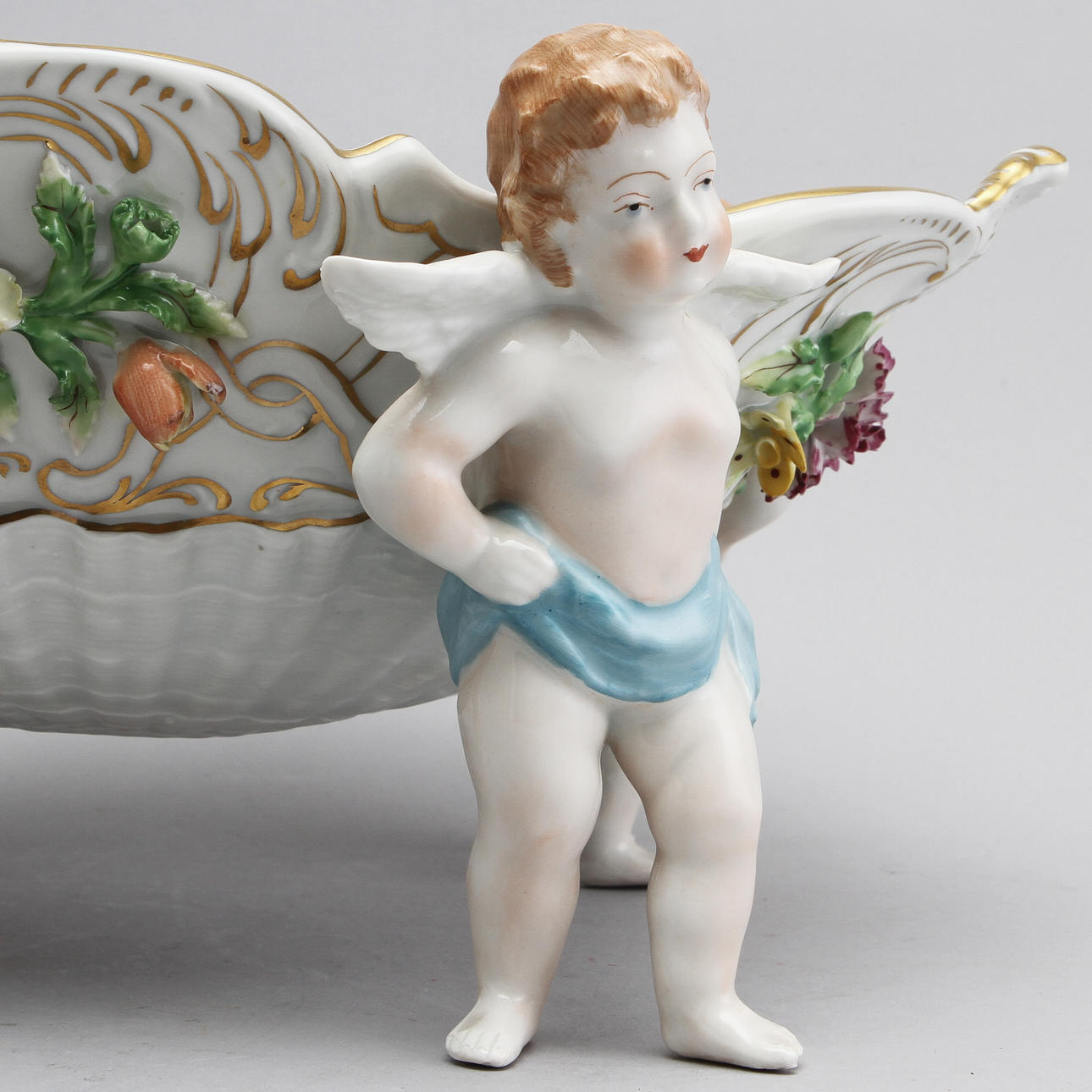 SKÅL, porslin, Dresden, 1900-tal.