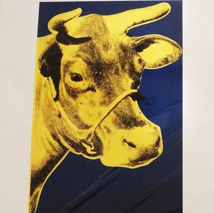 ANDY WARHOL. Cow, Kunstdruck.