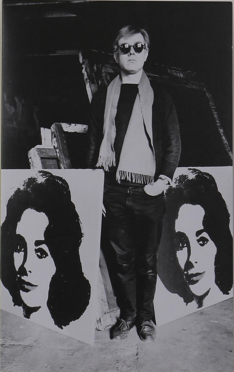 VERNISSAGEKORT. Andy Warhol. Offsettryck. Warhol Liz. Gagosian Gallery. New York.