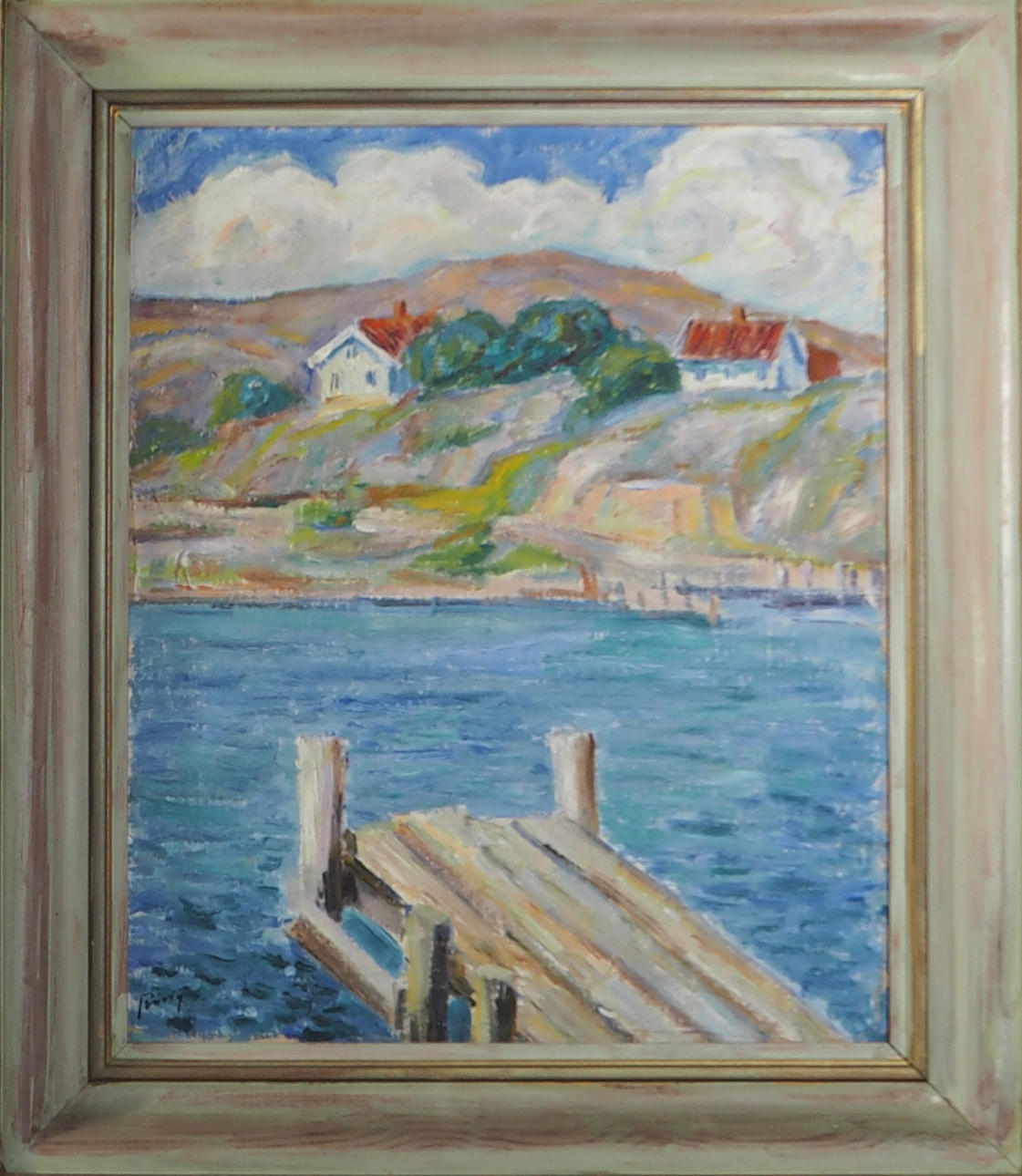 SIGURD RING. óleo sobre lienzo, firmado.