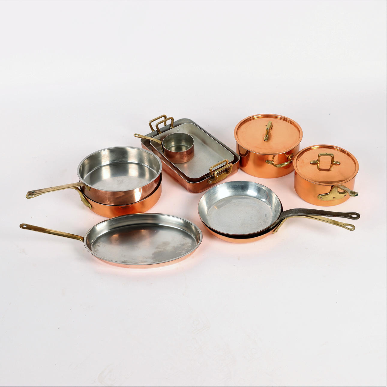 TRACTOR BOILERS, 10 parts, copper, 1900s.