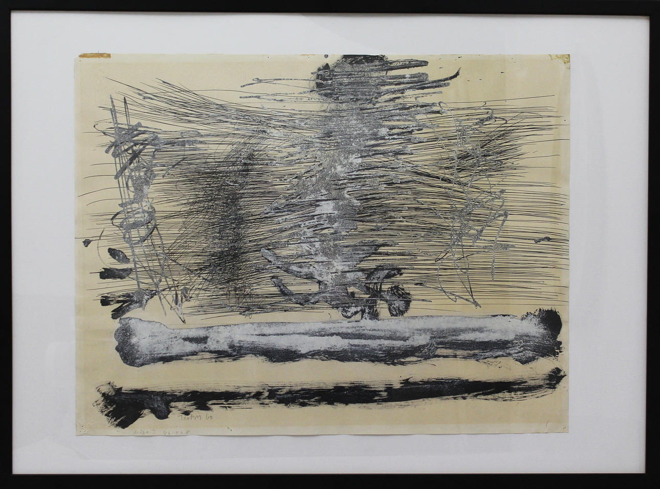 ULF TROTZIG. Komposition. Blandteknik. Signerad Trotzig och dat 60.