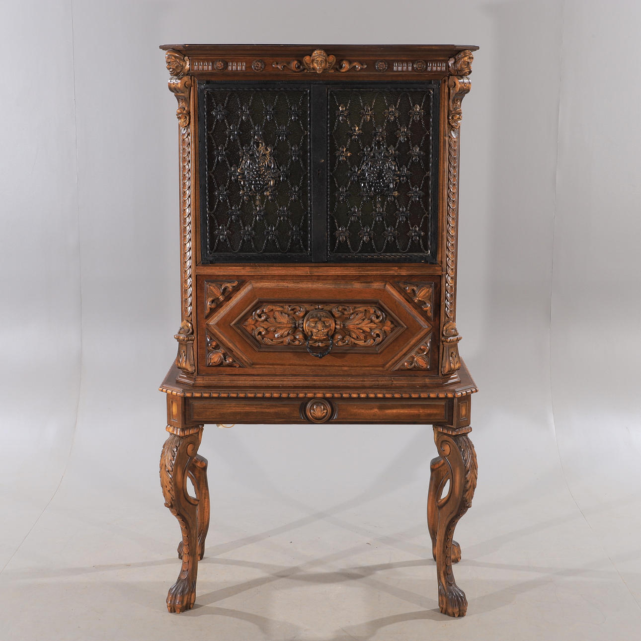 MUEBLE BAR, estilo barroco, siglo XX.