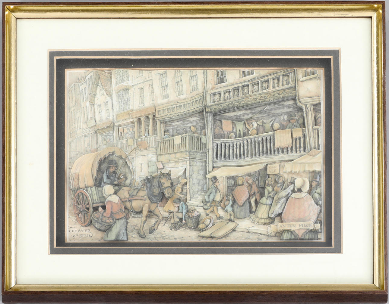 ANTON PIECK. PERSPEKTIVTAVLA.