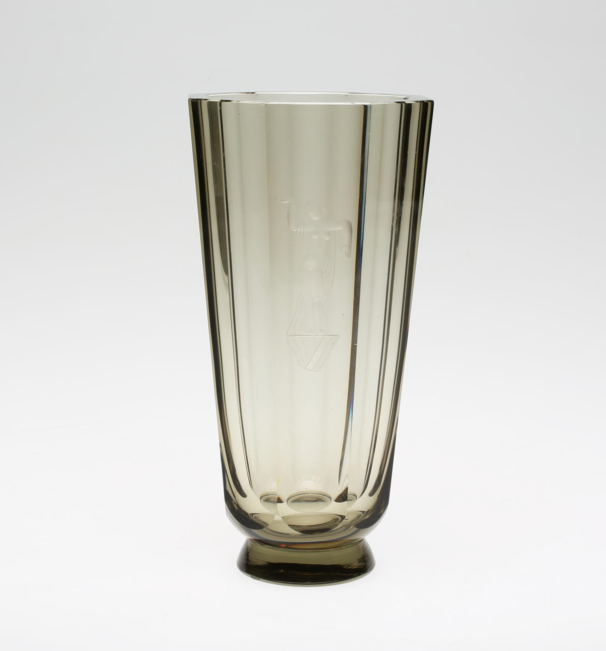 SIMON GATE. Vas, Orrefors, Sign.