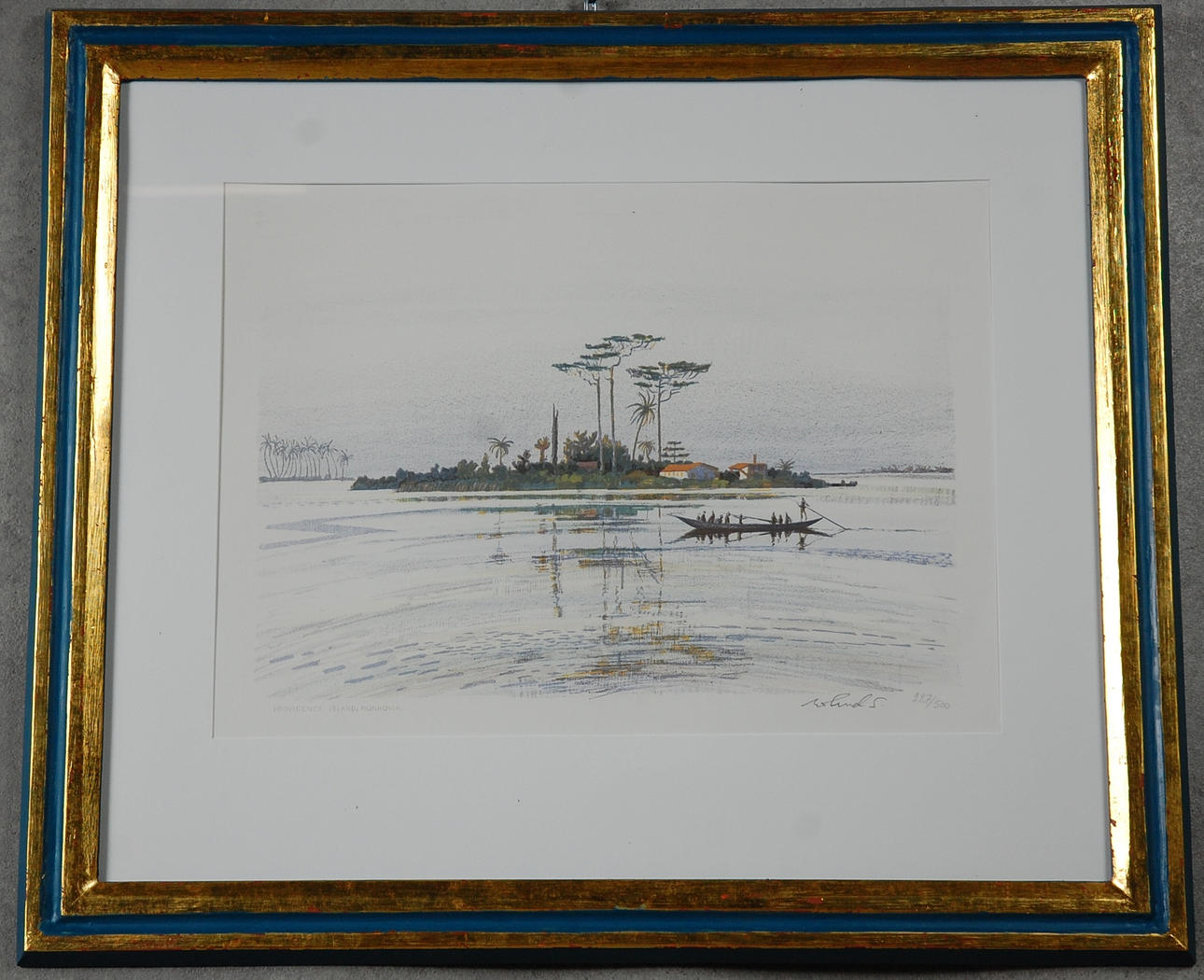 ROLAND SVENSSON. 1910-2003, färglitografi, signerad, numrerad 227/500.