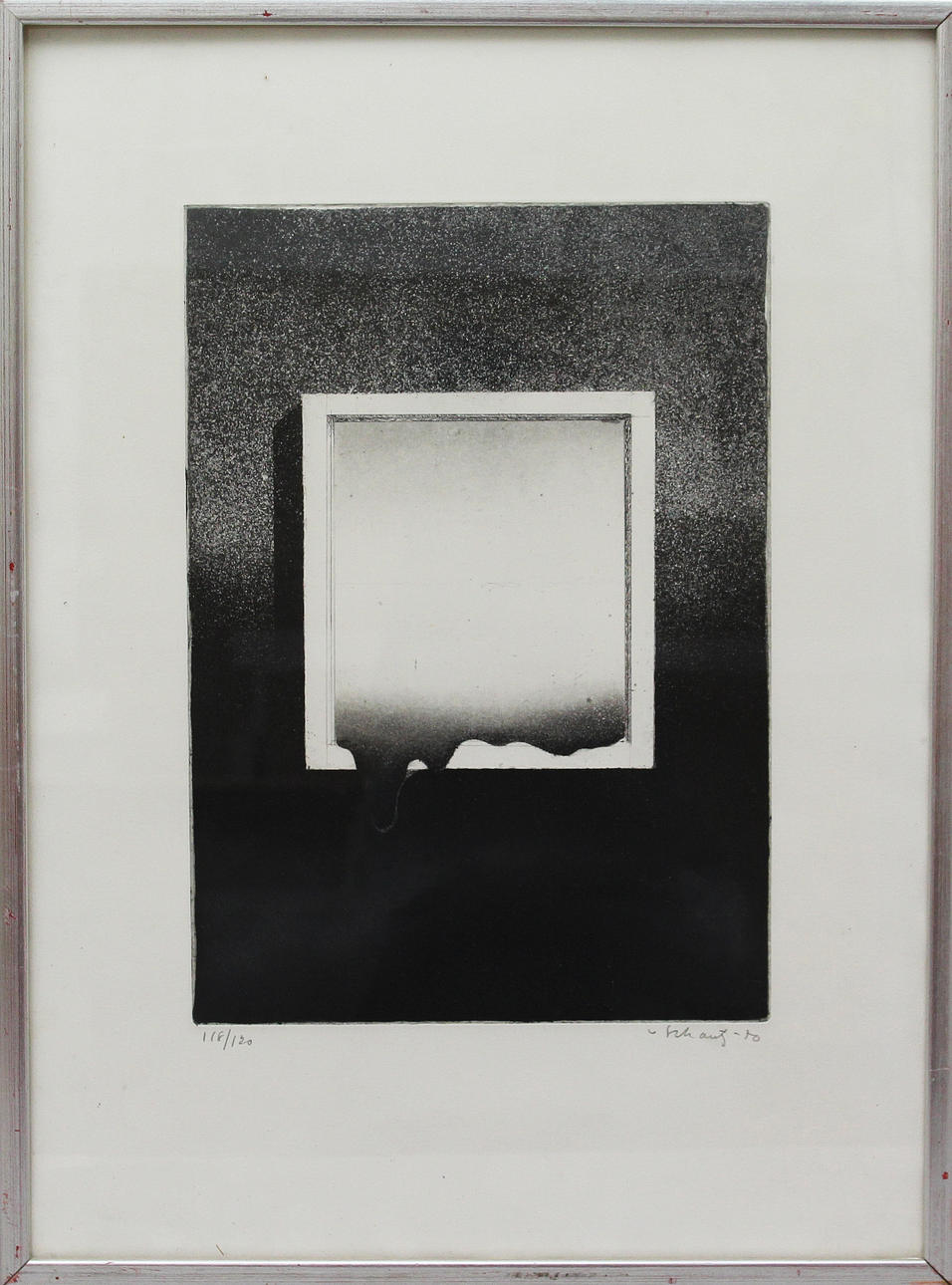 PHILIP VON SCHANTZ. Komposition. Etsning. Signerad v Schantz och dat -70. 118/120.