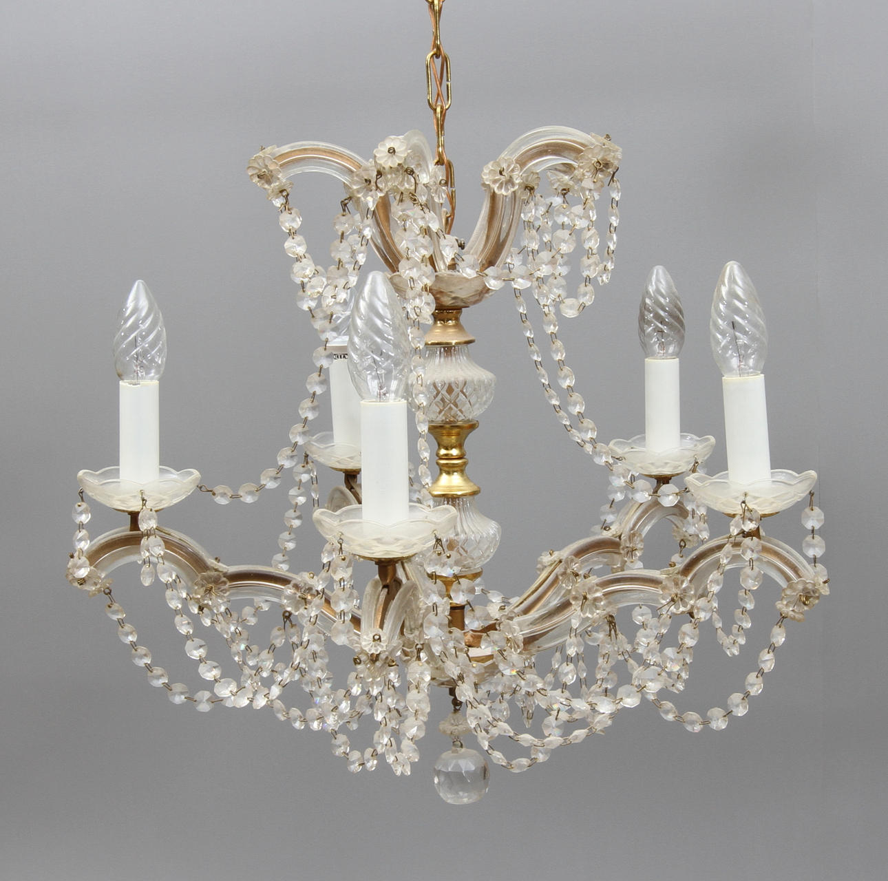 LJUSKRONA, 1900-tal. Höjd ca 45 cm.